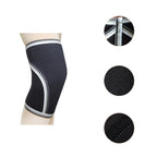 7mm SCR Neoprene Rubber Weightlifting Knee Pads Outdoor Sports Protector, S, M, L, XL, XXL
