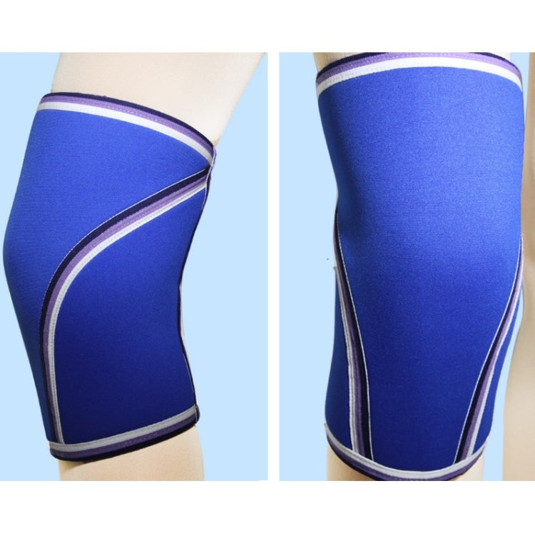 7mm SCR Neoprene Rubber Weightlifting Knee Pads Outdoor Sports Protector, S, M, L, XL, XXL