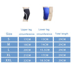 7mm SCR Neoprene Rubber Weightlifting Knee Pads Outdoor Sports Protector, S, M, L, XL, XXL