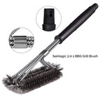 Large Barbecue Grill Pan Cleaning Wire Brush, Length: 44cm