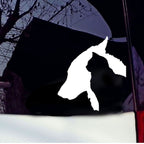 10 PCS Dog and Cat Car Stickers Pet Reflective Waterproof Stickers, Dog and Cat