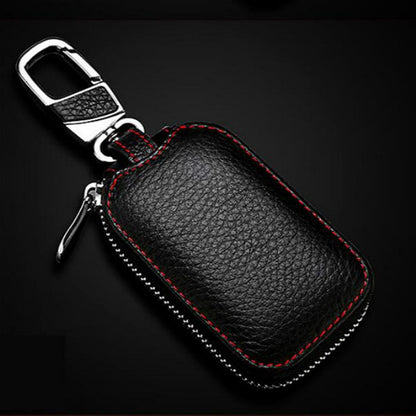 Multifunctional Hook Up Leather Car Key Bag