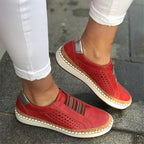 Women Breathable Hollow Out Female Casual Flats Shoes, 35, 36, 37, 38, 39, 40, 41, 42, 43
