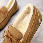 Solid Color Velvet Warm Female Flat Cotton Non-slip Shoes, 35, 36, 37, 38, 39, 40