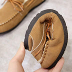 Solid Color Velvet Warm Female Flat Cotton Non-slip Shoes, 35, 36, 37, 38, 39, 40