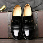 Men Summer Hole Shoe Slip-on Dress Business Shoes, 38, 39, 40, 41, 42, 43, 44, 45, 46, 47, 48