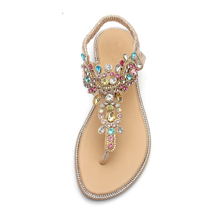 Female Rhinestones Flats sandals, 36, 37, 38, 39, 40, 41
