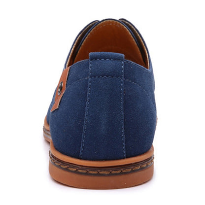 Oxford Suede Leather formal Shoes Male Casual Classic Sneakers, 44
