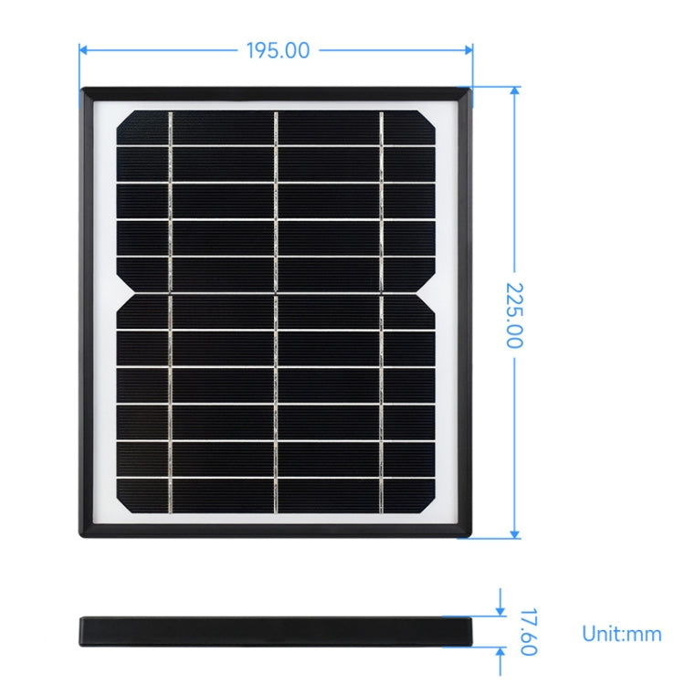 Waveshare Monocrystalline Silicon Solar Panel (5.5V 6W), Toughened Glass Surface, 24076