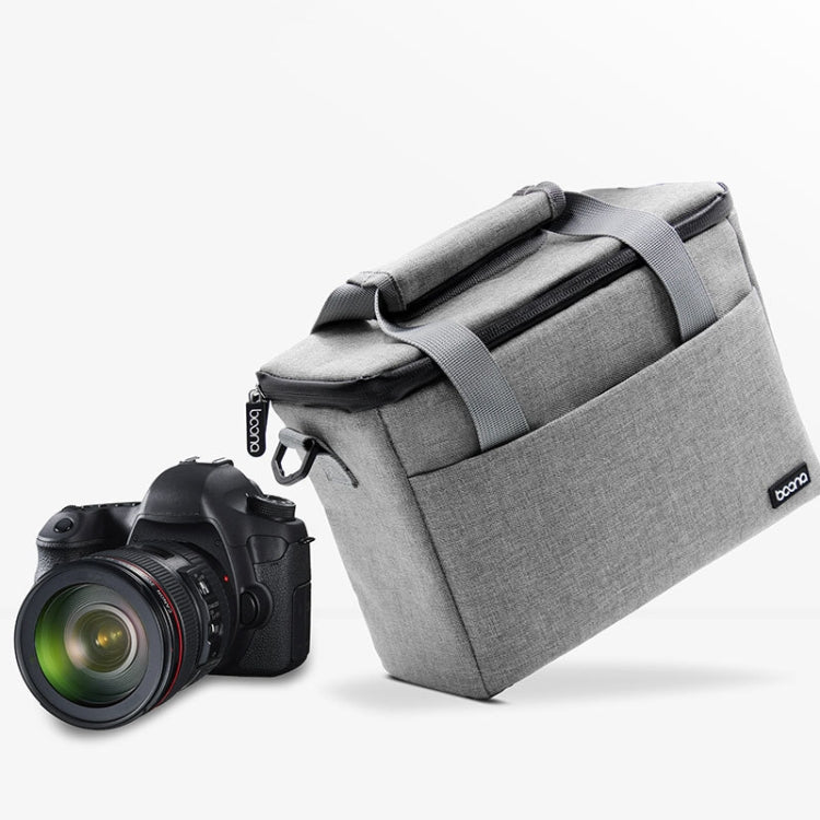 Baona BN-H001 Digital Camera Bag Casual Portable Camera Waterproof Bag, BN-H001 L(Black), BN-H001 S(Gray), BN-H001 S(Black), BN-H001 M(Gray), BN-H001 M(Black), BN-H001 L(Gray)