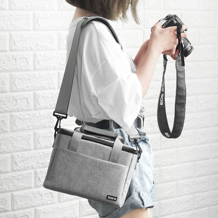 Baona BN-H001 Digital Camera Bag Casual Portable Camera Waterproof Bag, BN-H001 L(Black), BN-H001 S(Gray), BN-H001 S(Black), BN-H001 M(Gray), BN-H001 M(Black), BN-H001 L(Gray)