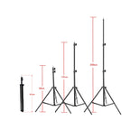 200 * 300cm Photo Studio Background Support Backdrop Crossbar Kit, 200x300cm