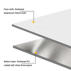 Outdoor Thickened Moisture-proof Waterproof Portable Camping Mat, Y008(2x2m), Y009(2x2m), Y011(2x2m), Y012(2x2m), Y017(2x2m)