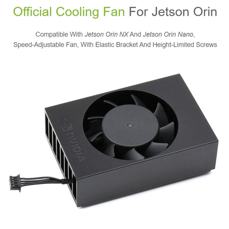 For Jetson Orin Waveshare 24076 Cooling Fan Speed Adjustable, For Jetson Orin