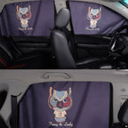 4 PCS / Set Car Window Magnet Sunshade Curtain Heat Insulation Sun Block, 4 PCS / Set (Hedgehog), 4 PCS / Set (Catman)