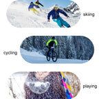 1 Pair WZ-207 Outdoor Warm And Windproof Thickened Cycling Sports Anti-fall Gloves, WZ-207 (Blue Pink), WZ-207 (Gray Pink), WZ-207 (Coffee Gray), WZ-207 (Pink Gray)