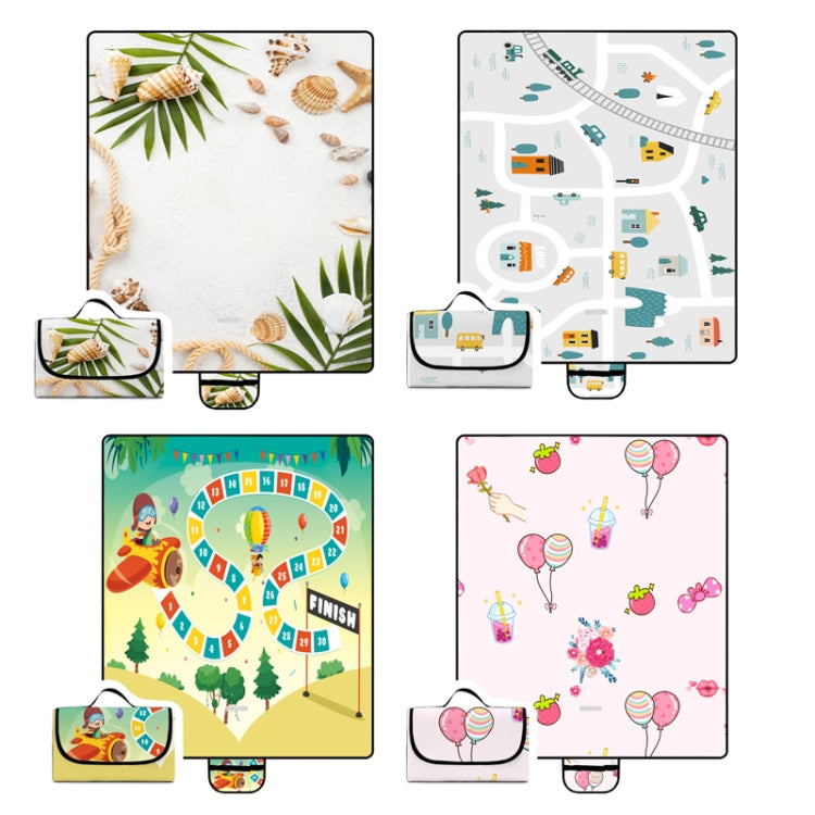 Moisture-proof Outdoor Grass Mat Thickened Waterproof Picnic Mat, Y016(2x2m), Y018(2x2m), Y019(2x2m), Y020(2x2m)
