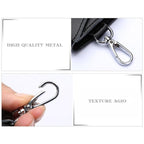 Multifunctional Litchi Texture Leather Keychain Bag Car Key Bag