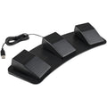 Pcsensor FS23 CF Foot Pedal Switch Keyboard Control Mouse Game Combo Pedal, Photoelectric Mute, Mechanical Sound