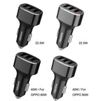 3 USB Ports Fast Charge Car Charger, QIAKEY GT680, QIAKEY GT780