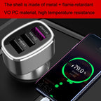 3 USB Ports Fast Charge Car Charger, QIAKEY GT680, QIAKEY GT780