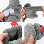 0-1 Year Old Spring and Autumn Knitted Baby Shoes Warm Toddler Cotton Shoes, Inner Length 11cm, Inner Length 12cm, Inner Length 13cm