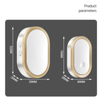 CACAZI A99 Home Smart Remote Control Doorbell Elderly Pager, US Plug, EU Plug, UK Plug