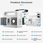 12V Car Air Pump Car Portable Tire Electric Pump, Mechanical Version(White), Digital Version(White)