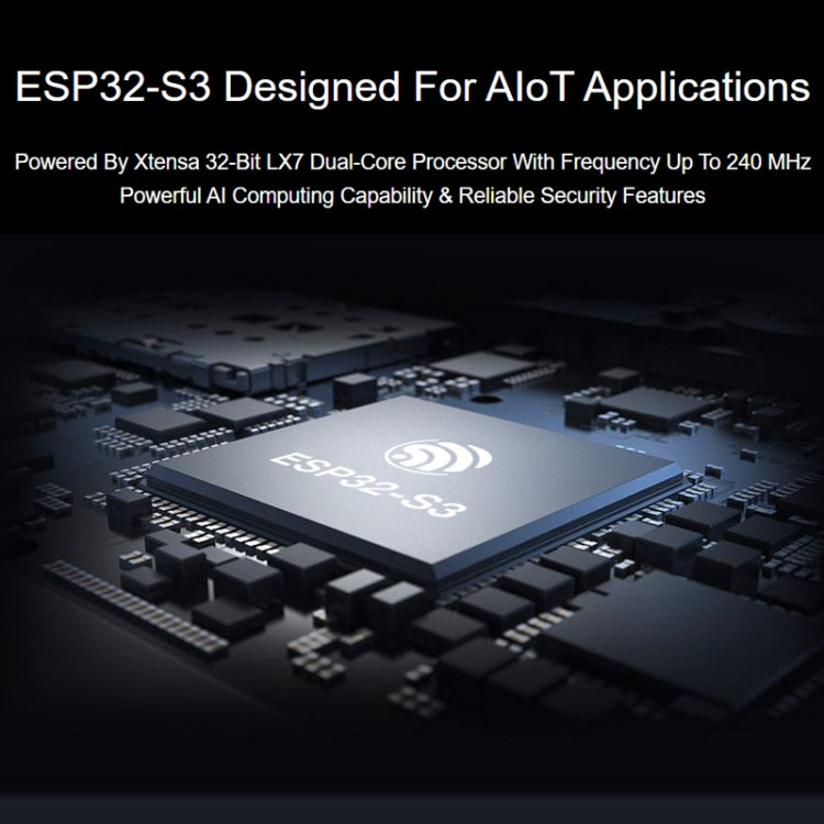 Waveshare ESP32-S3 Microcontroller 2.4 GHz Wi-Fi Development Board Dual-core Processor, 24023