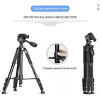QingZhuangShiDai Q111H Aluminum Alloy Mobile Phone Camera Photography Tripod, Q111H(Black)