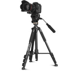 QingZhuangShiDai Q111S Aluminum Alloy Mobile Phone Camera Photography Tripod, Q111S(Black)