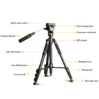 QingZhuangShiDai Q111S Aluminum Alloy Mobile Phone Camera Photography Tripod, Q111S(Black)