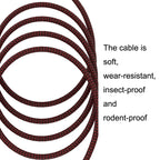 Red and Black Net TRS 6.35mm Male To Caron Female Microphone XLR Balance Cable, 0.5m, 1m, 1.8m, 3m, 5m, 8m, 10m, 12m, 15m, 20m, 25m, 30m