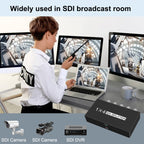 1 In 4 Out SD-SDI / HD-SDI / 3G-SDI Distribution Amplifier Video SDI Splitter, 1 In 4 Out