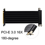 PCI-E 3.0 16X 180-degree Graphics Card Extension Cable Adapter Cable, Length:, 10cm, 15cm, 20cm, 25cm, 30cm