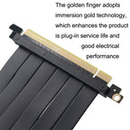 PCI-E 3.0 16X 180-degree Graphics Card Extension Cable Adapter Cable, Length:, 10cm, 15cm, 20cm, 25cm, 30cm