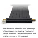 PCI-E 3.0 16X 180-degree Graphics Card Extension Cable Adapter Cable, Length:, 10cm, 15cm, 20cm, 25cm, 30cm