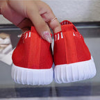New Large Size The Trend Of Women Shoes Wild Sports Leisure Flying Running Shoes, 35, 36, 37, 38, 39, 40, 41, 42, 43