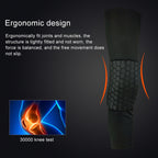Long Sports Anti-collision Anti-fall Breathable Honeycomb Knee Pads, S, M, L, XL
