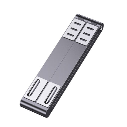 Oatsbasf 03040 Metal Mini Notebook Stand Aluminum Alloy Computer Cooling Folding Bracket