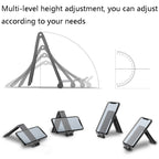 Oatsbasf 03040 Metal Mini Notebook Stand Aluminum Alloy Computer Cooling Folding Bracket