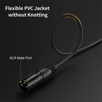 3.5mm To Caron Male Sound Card Microphone Audio Cable, 0.5m, 1m, 1.5m, 2m, 3m, 5m, 10m, 15m