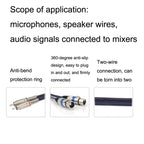 2RCA Male 2XLR Caron Female Speaker Audio Balance Cable, 0.5m, 1m, 1.5m, 2m, 3m, 5m, 10m, 20m
