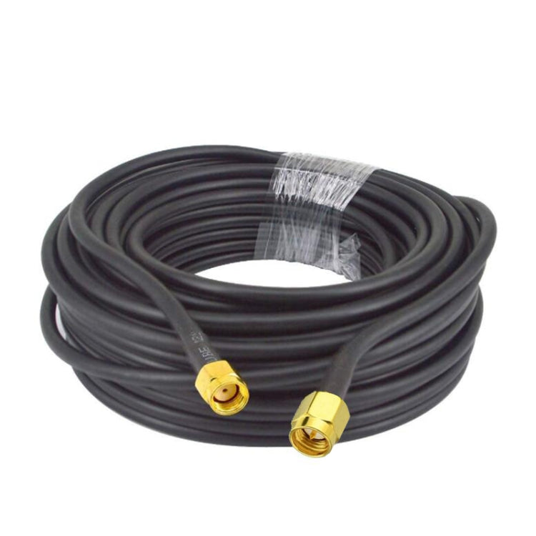 SMA Male To RP-SMA Male RG58 Coaxial Adapter Cable, SMA Male To RP-SMA Male 0.5m, SMA Male To RP-SMA Male 1m, SMA Male To RP-SMA Male 1.5m, SMA Male To RP-SMA Male 3m, SMA Male To RP-SMA Male 5m, SMA Male To RP-SMA Male 10m