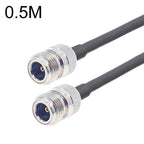 N Female To N Female RG58 Coaxial Adapter Cable, 0.5m, 1m, 1.5m, 3m, 5m, 10m