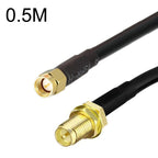 SMA Male To RP-SMA Female RG58 Coaxial Adapter Cable, SMA Male To RP-SMA Female 0.5m, SMA Male To RP-SMA Female 1m, SMA Male To RP-SMA Female 1.5m, SMA Male To RP-SMA Female 3m, SMA Male To RP-SMA Female 5m, SMA Male To RP-SMA Female 10m