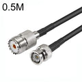 BNC Male To UHF Female RG58 Coaxial Adapter Cable, 0.5m, 1m, 1.5m, 3m, 5m, 10m