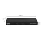 FJGEAR FJ-810UK 8 In 1 Out USB KVM Switcher With Desktop Switch, FJ-810UK EU Plug, FJ-810UK US Plug