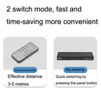 FJGEAR FJ-810UK 8 In 1 Out USB KVM Switcher With Desktop Switch, FJ-810UK EU Plug, FJ-810UK US Plug