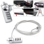 Four Digit Computer Lock Notebook Universal Anti-theft Password Lock, Diameter 3.5 mm Length 1.2 m, Diameter 3.5 mm Length 1.5 m, Diameter 3.5 mm Length 1.8 m
